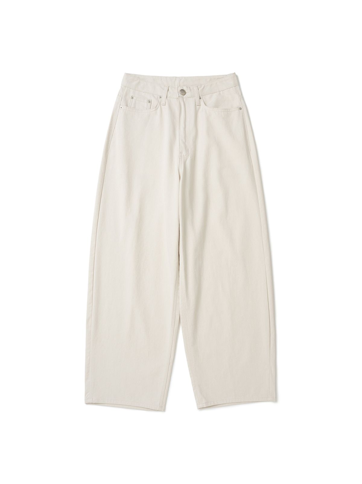 패슬(FASTLE) 8 Applique Pants Ivory