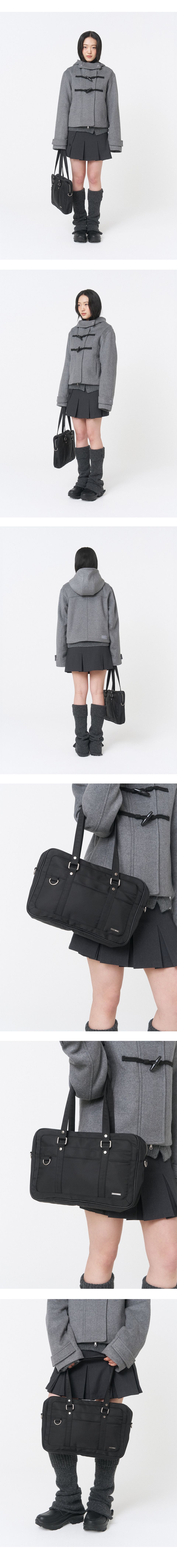 MUSINSA公式 | MISEKI SEOUL Shibuya shoulder bag BLACK