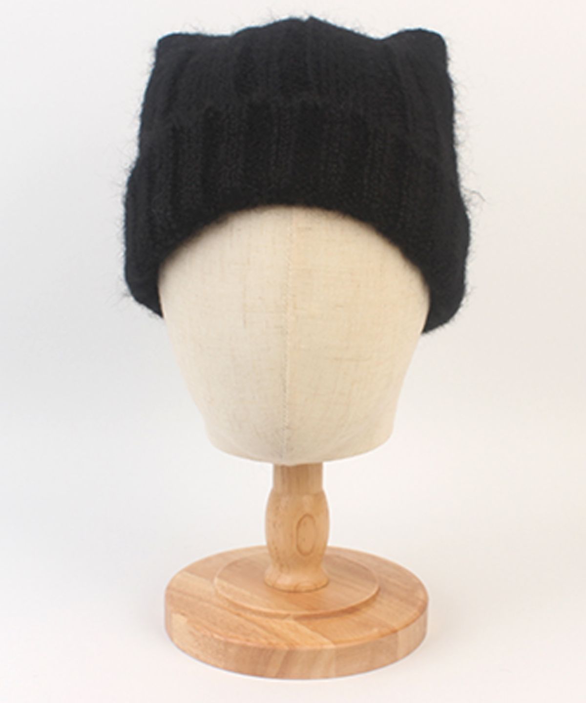 유니버셜 케미스트리(UNIVERSAL CHEMISTRY) Wool Cat Black Beanie 고양이비니