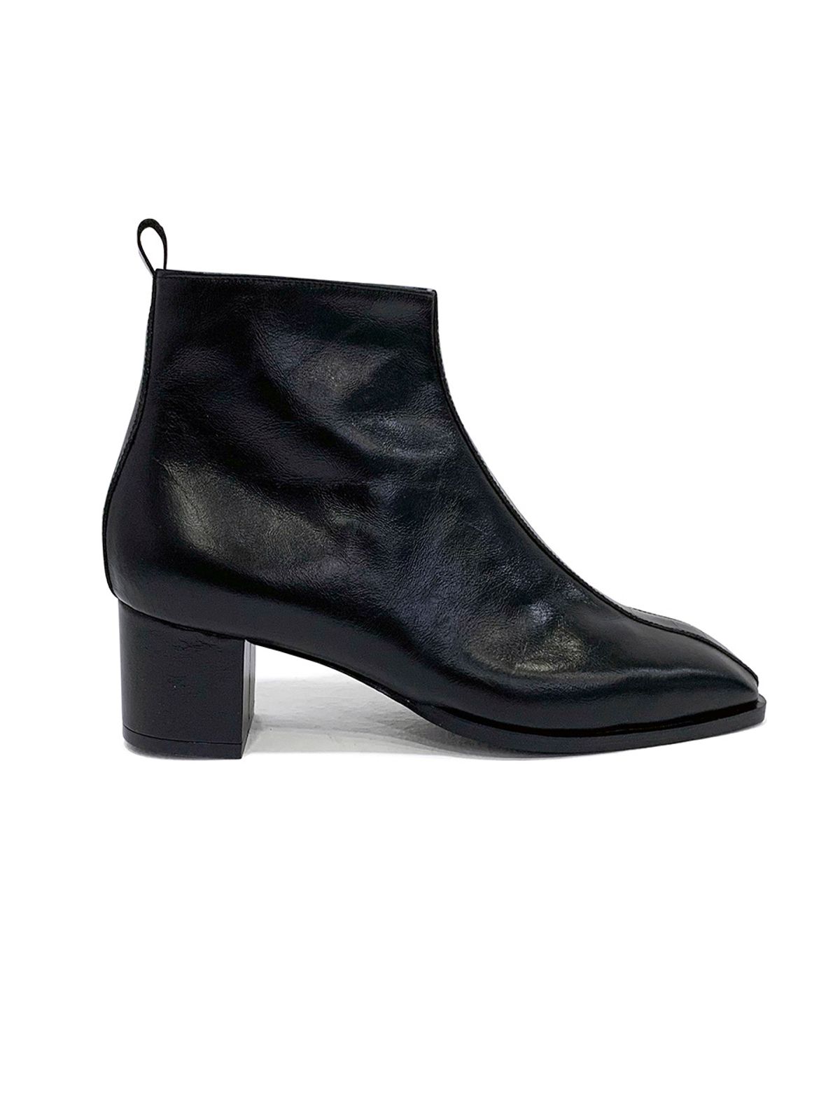 백오브더문(BACK OF THE MOON) Yury ankle boots_black