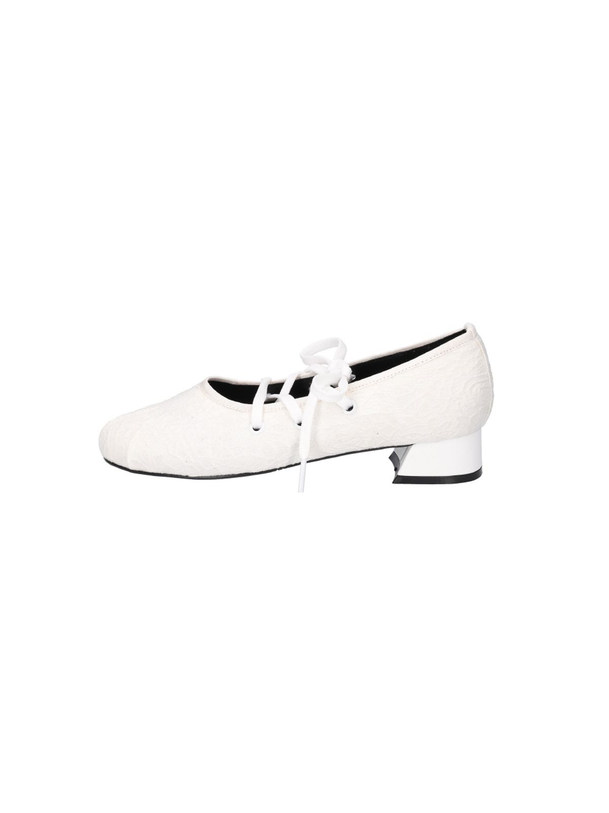 백오브더문(BACK OF THE MOON) Lily strap pumps_white