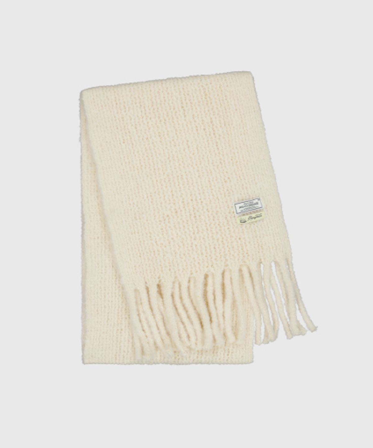 래니래니(RENNYRENNIE) KITTEN HAIRY MUFFLER - 키튼 헤어리 머플러 [ CREAM BEIGE ]