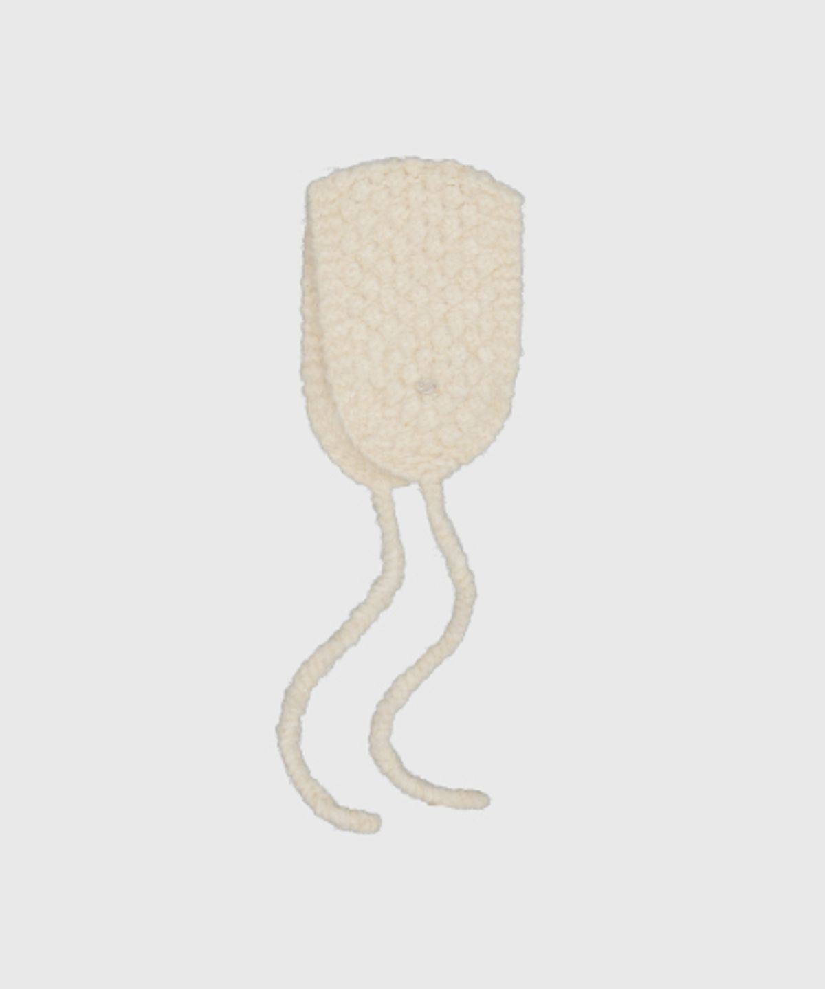래니래니(RENNYRENNIE) POMPOM EARCUFFS - 폼폼 이어커프 [ OAT ]