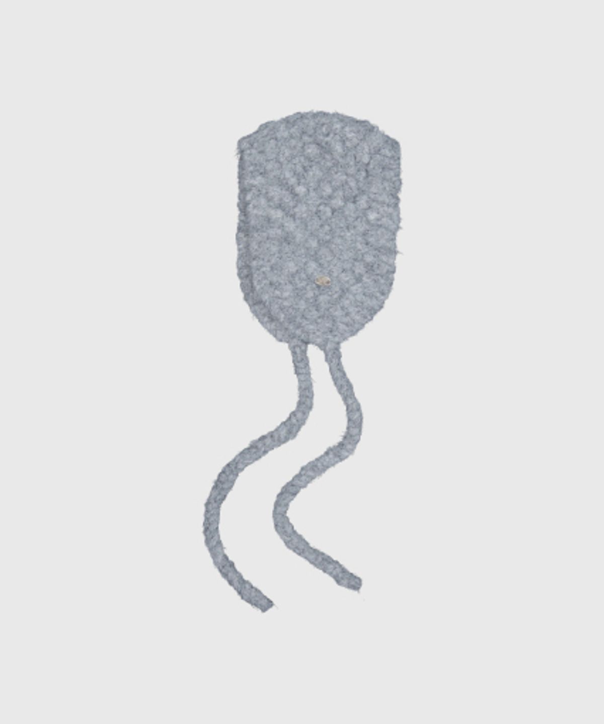 래니래니(RENNYRENNIE) POMPOM EARCUFFS - 폼폼 이어커프 [ GREY ]