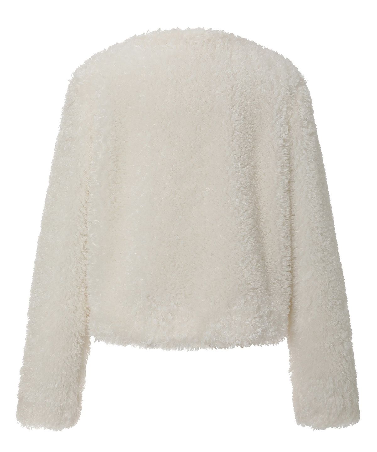 이네기(INEGI) Guardian Fur Cardigan (ivory)