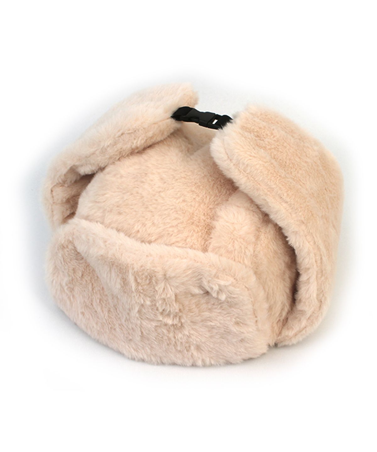 유니버셜 케미스트리(UNIVERSAL CHEMISTRY) Soft Fur Beige Aviator Hat 항공모자