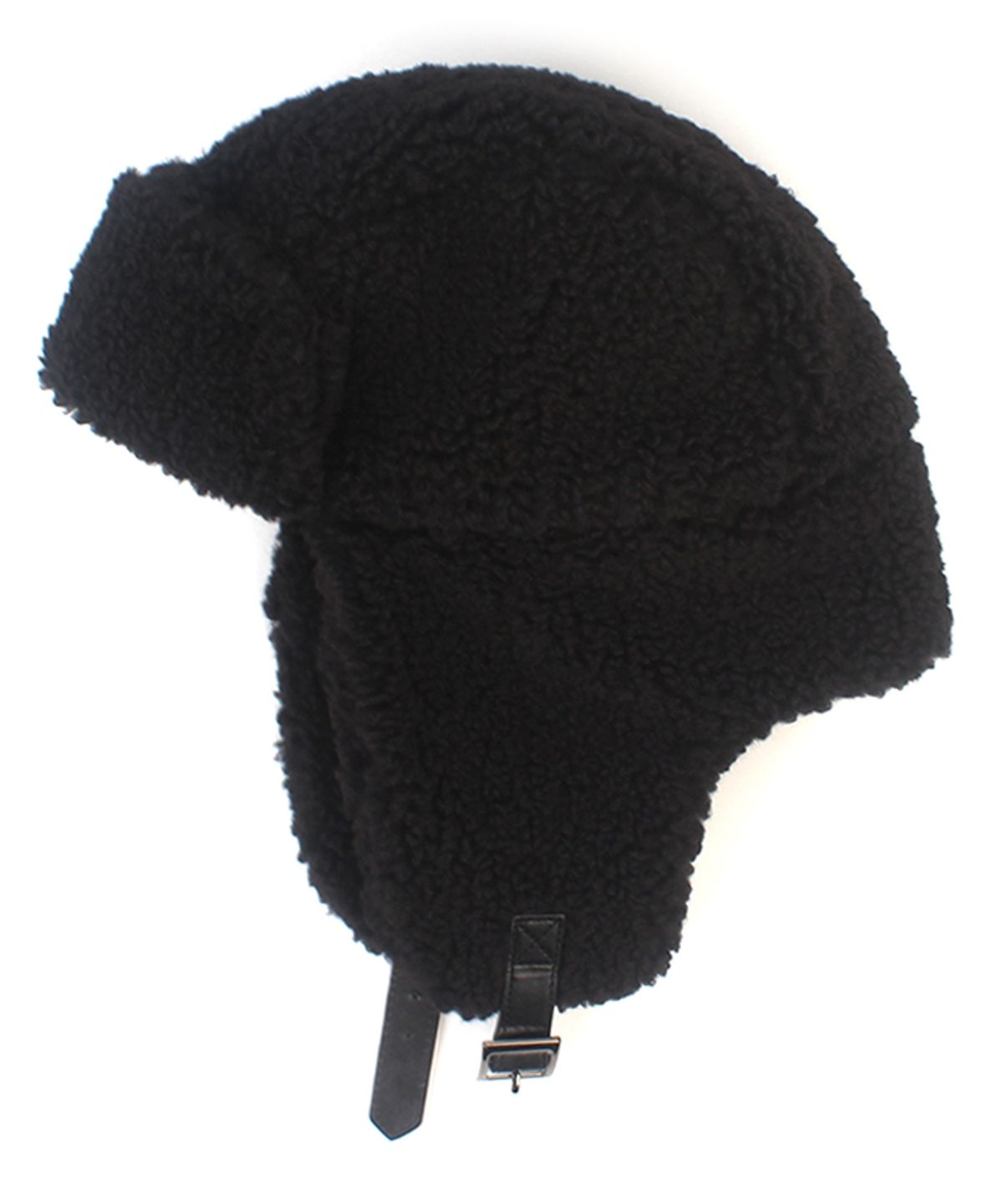 유니버셜 케미스트리(UNIVERSAL CHEMISTRY) Fleece Black Aviator Hat 항공모자