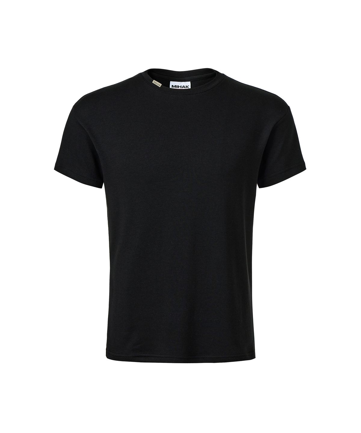 미학(MIHAK) 메탈 클립 머슬핏 티셔츠 (BLACK)