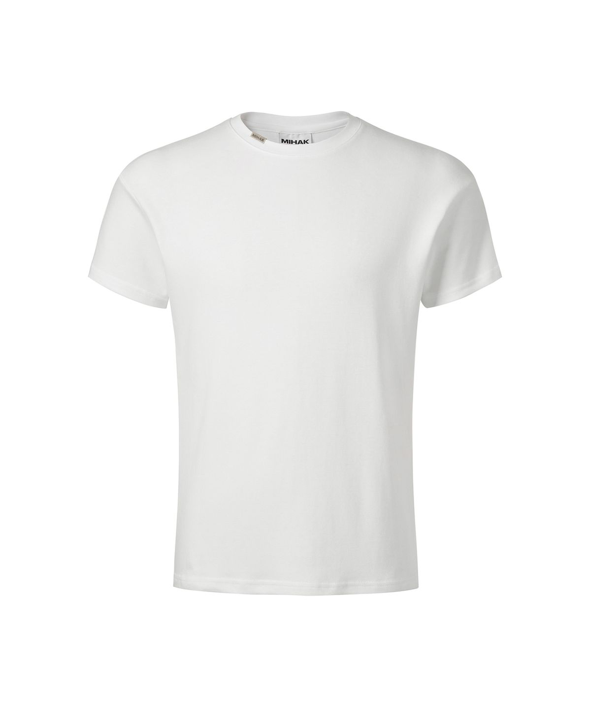 미학(MIHAK) 메탈 클립 머슬핏 티셔츠 (WHITE)