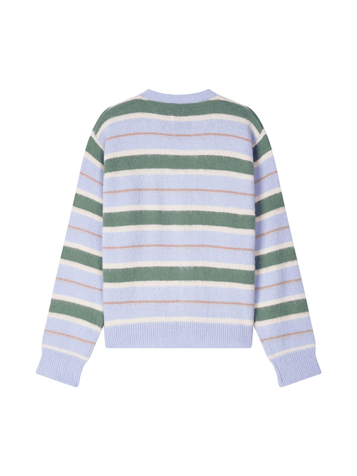 에즈이프 캘리(ASIF CALIE) MULTI STRIPE CARDIGAN SKY BLUE