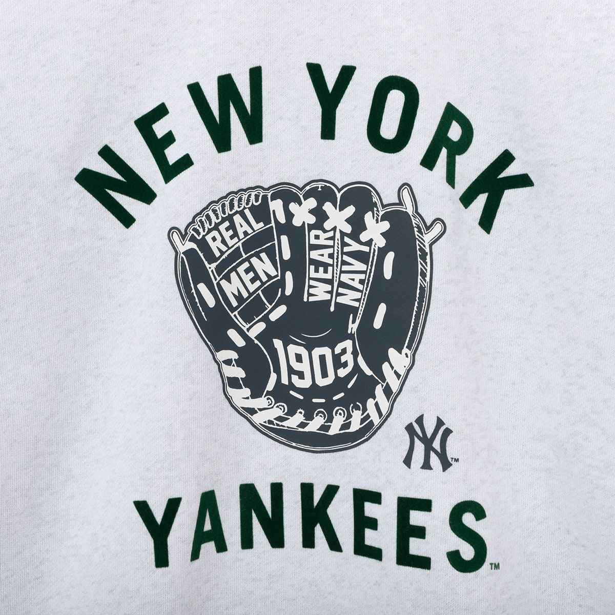 뉴에라(NEW ERA) MLB 뉴욕 양키스 글러브 맨투맨 헤더 그레이 14742040