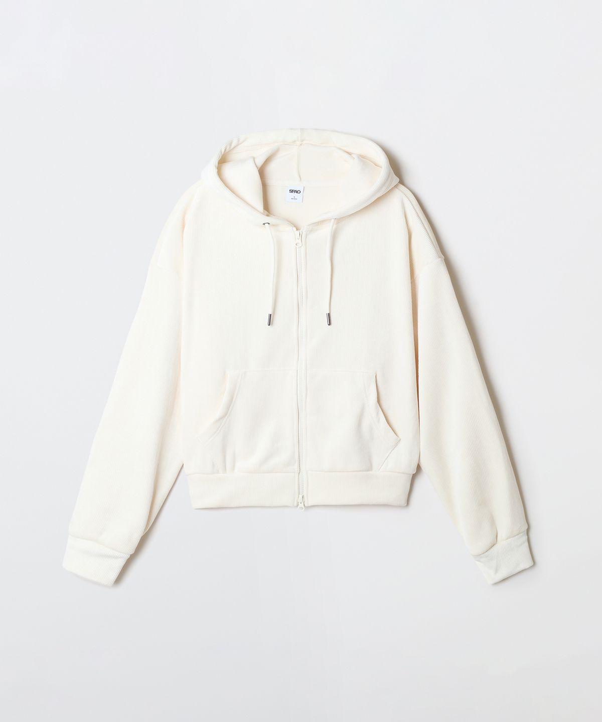 스파오(SPAO) 코듀로이 후드 집업_SPMZF4TG31