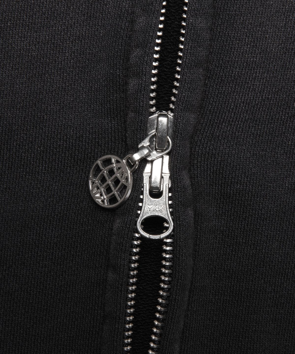 엘엠씨(LMC) GOTHIC WASHED ZIP-UP HOODIE black