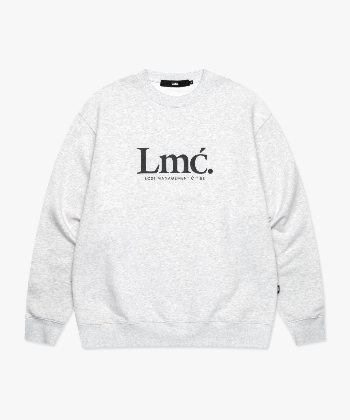 엘엠씨(LMC) SERIF LOGO SWEATSHIRT light heather gray