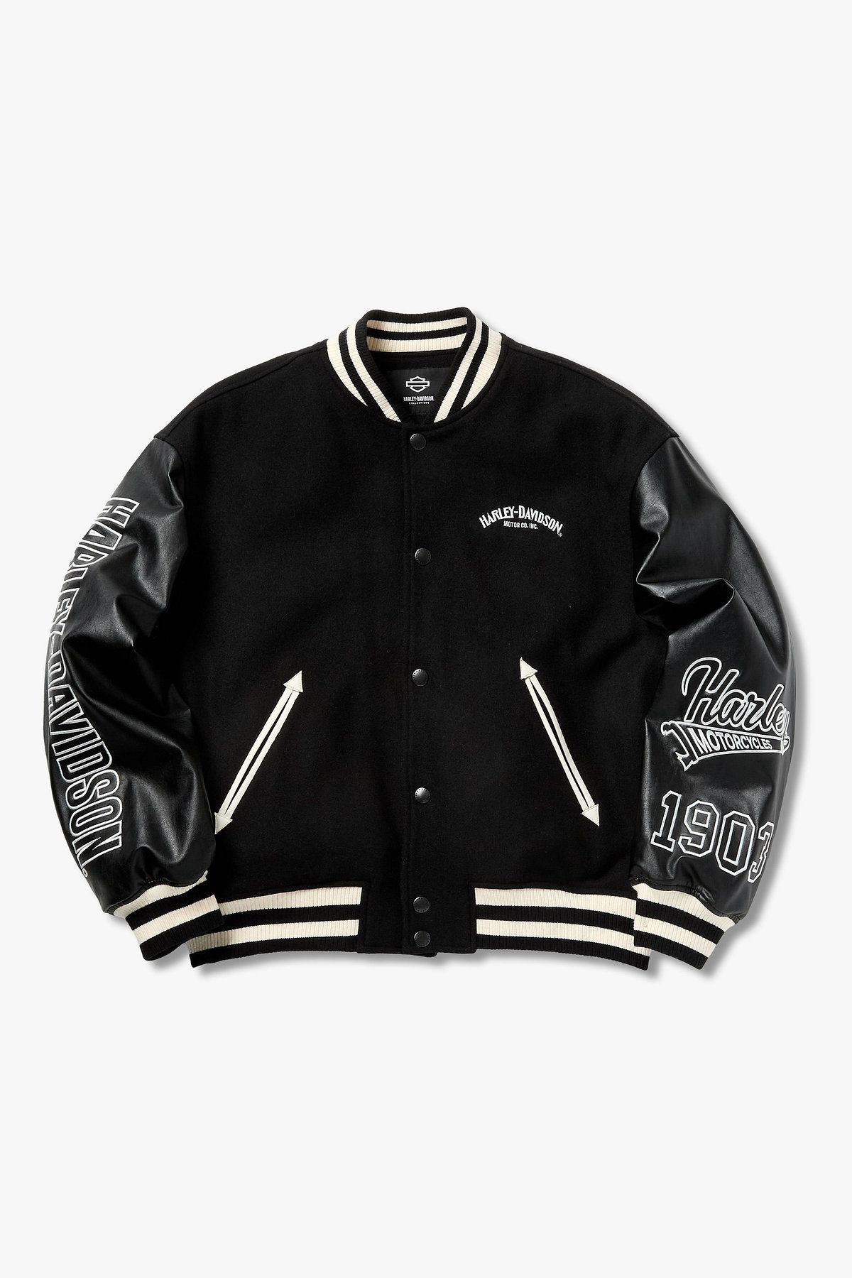할리데이비슨 컬렉션스®(HARLEY-DAVIDSON COLLECTIONS®) HD 스타디움 점퍼 블랙 HH15303004