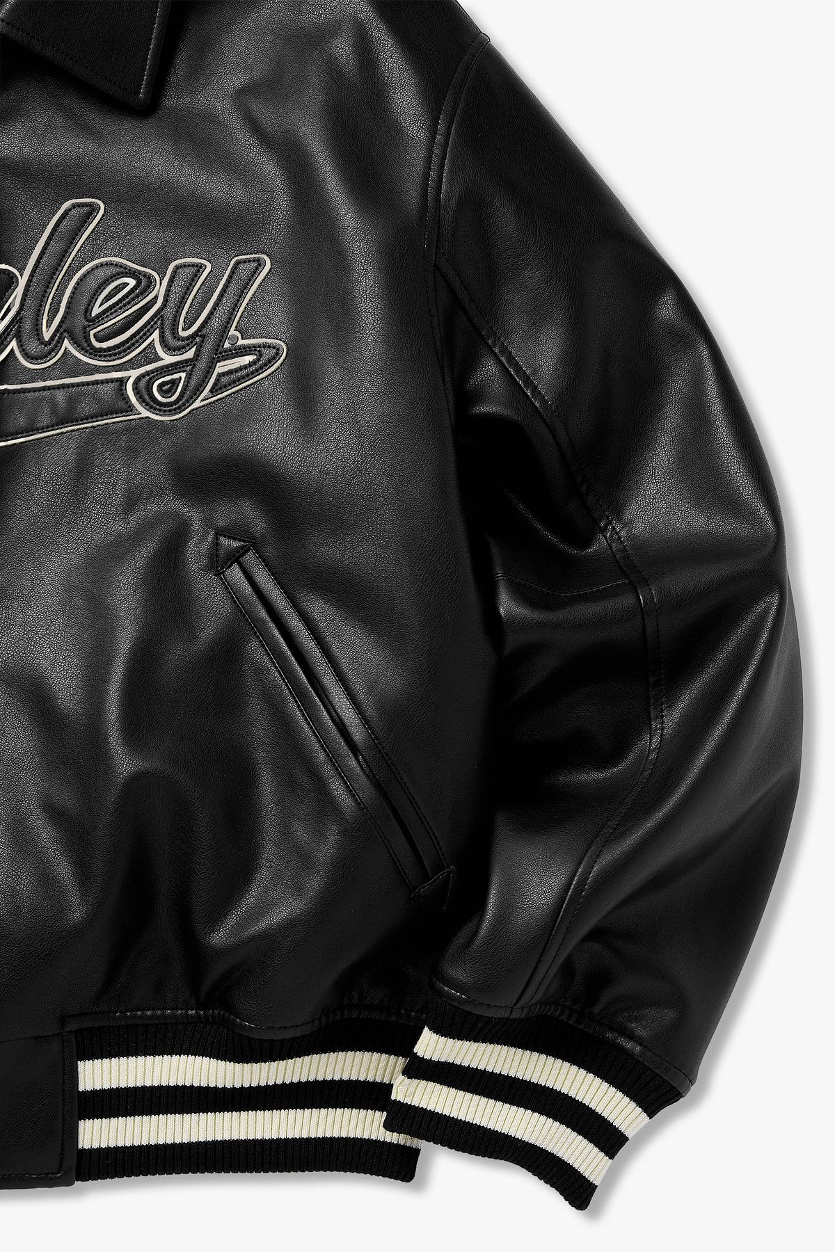 할리데이비슨 컬렉션스®(HARLEY-DAVIDSON COLLECTIONS®) SYNTHETIC LEATHER 블루종 블랙 HH15301001
