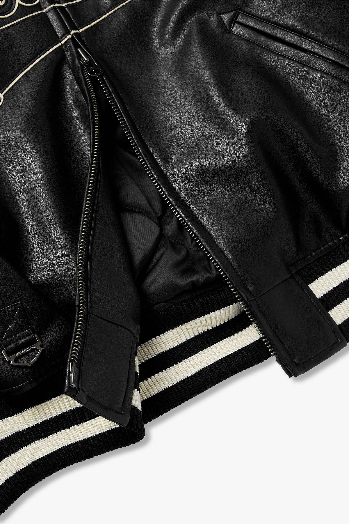 할리데이비슨 컬렉션스®(HARLEY-DAVIDSON COLLECTIONS®) SYNTHETIC LEATHER 블루종 블랙 HH15301001