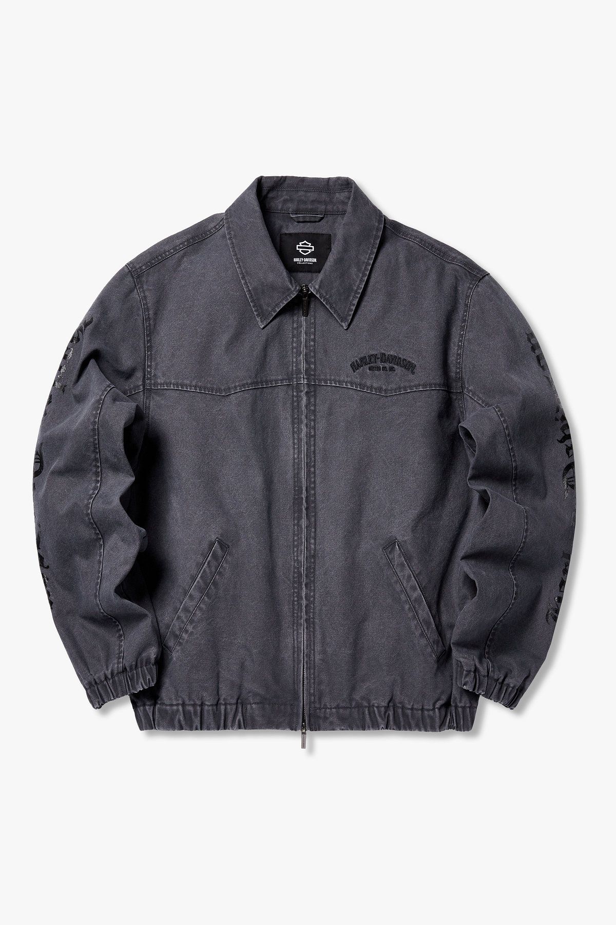 할리데이비슨 컬렉션스®(HARLEY-DAVIDSON COLLECTIONS®) [셋업] OL 피그먼트 캔버스 블루종 챠콜 HH15303001