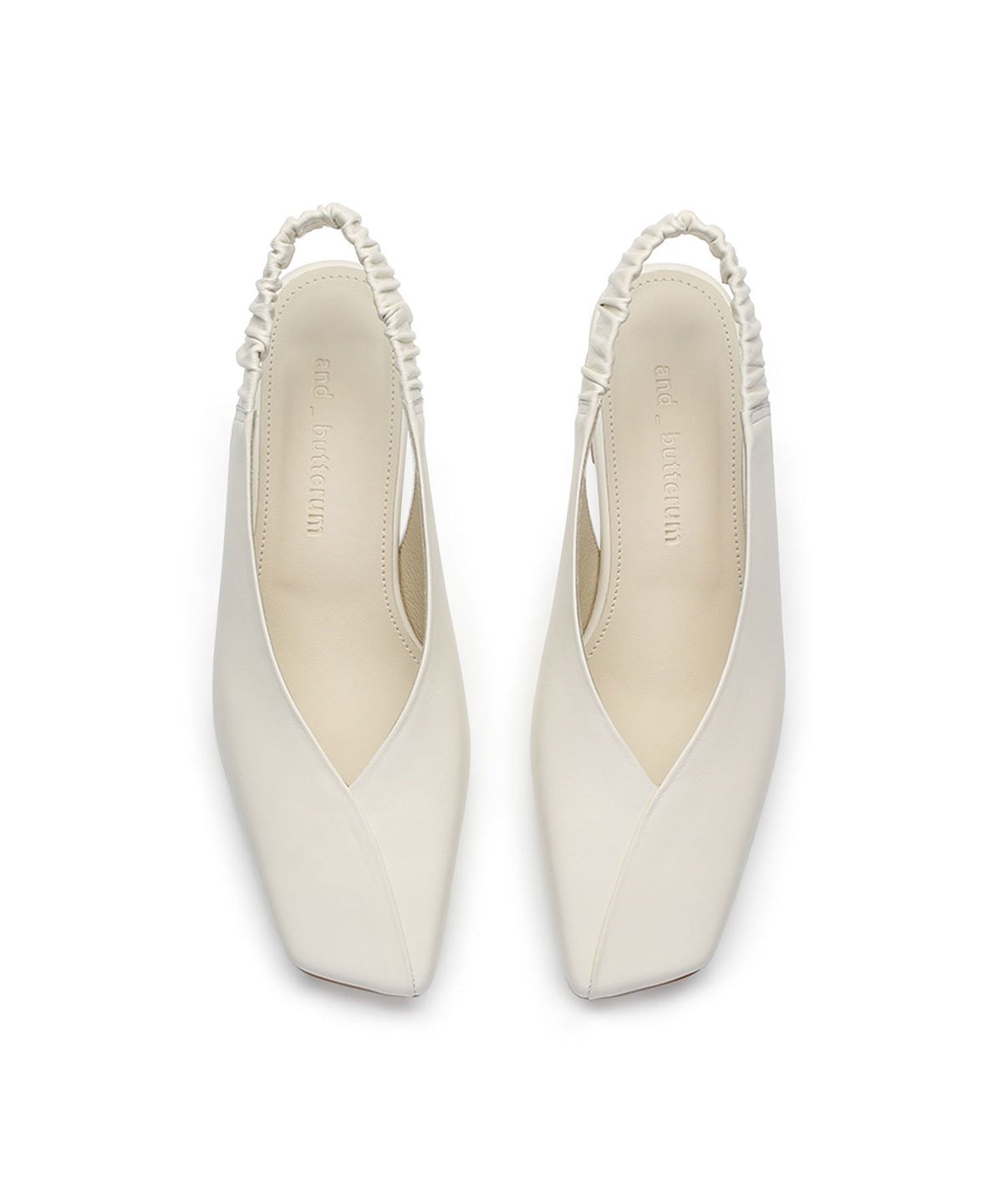 앤버터럼(ANDBUTTERUM) Pansy_Slingback_Ivory(BF5BPB22IV)
