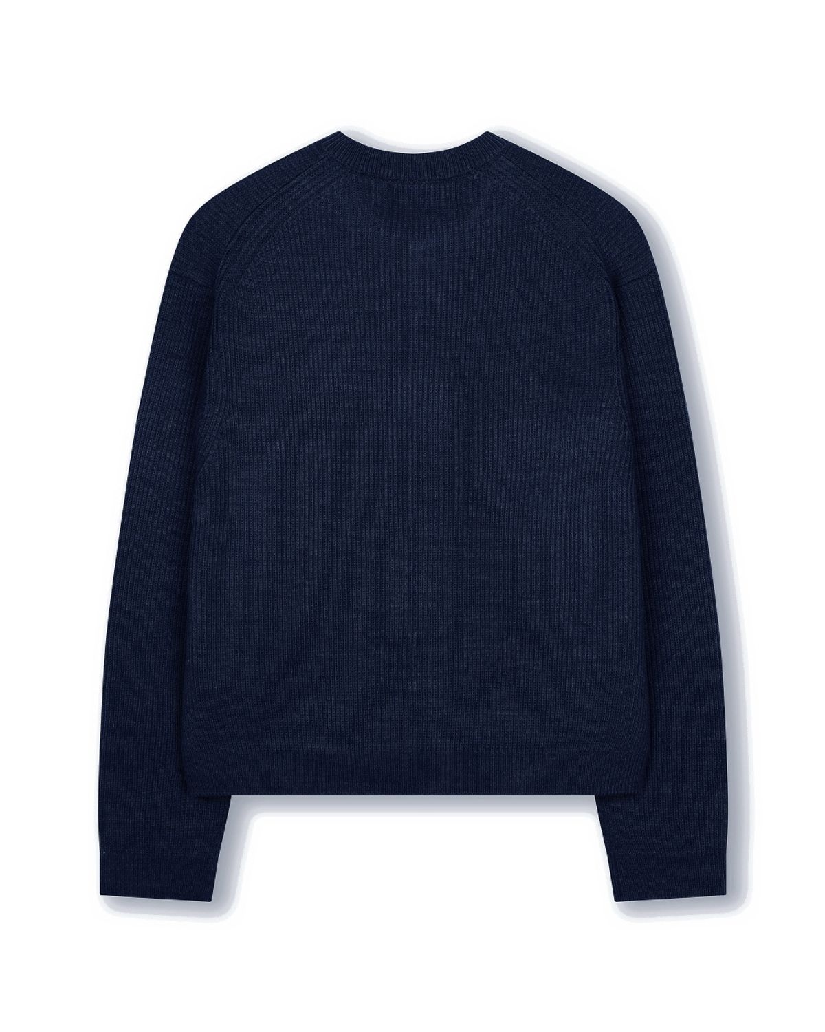 비슬로우(BESLOW) [비슬로우X데릭]CREW NECK SHORT CARDIGAN DARK BLUE