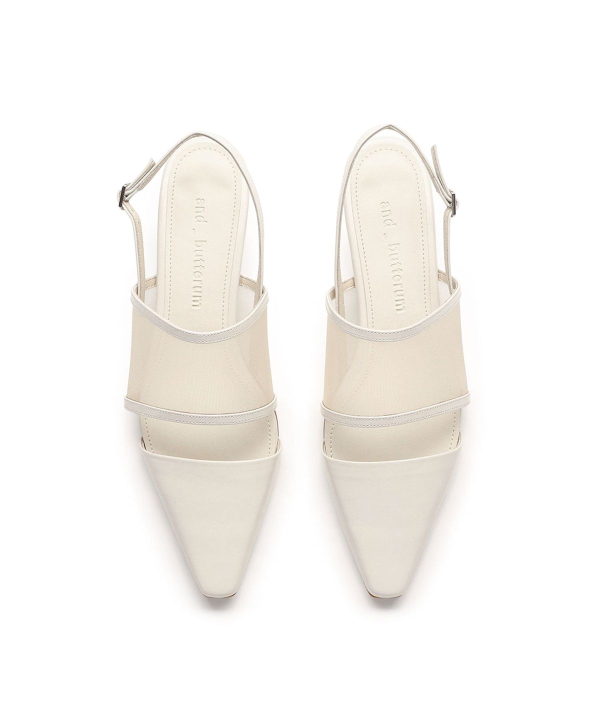 앤버터럼(ANDBUTTERUM) Aria_Slingback_Ivory(BF5APB07IV)