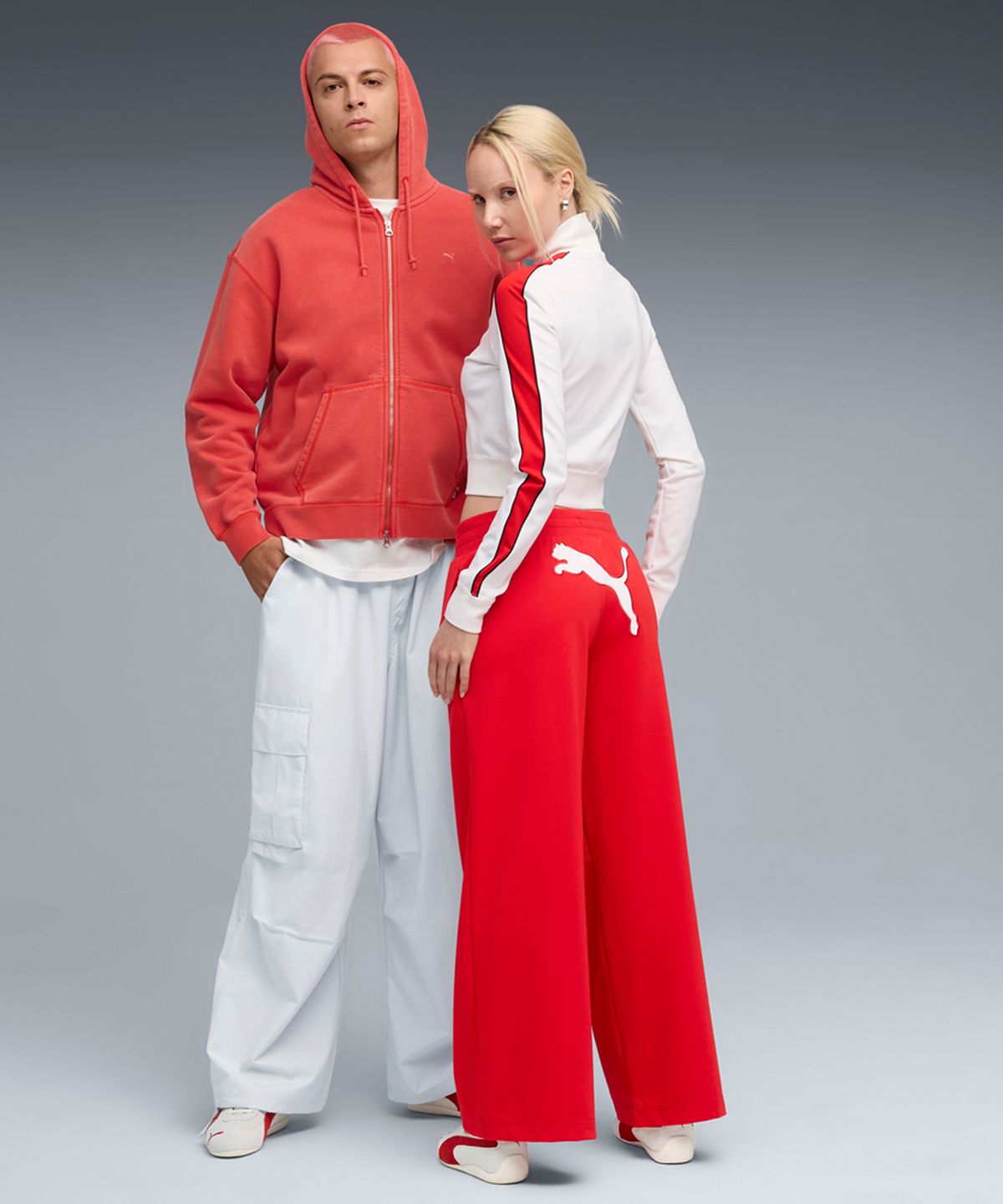푸마(PUMA) 스피드캣 OG - 베이퍼그레이:레드 / 398846-49