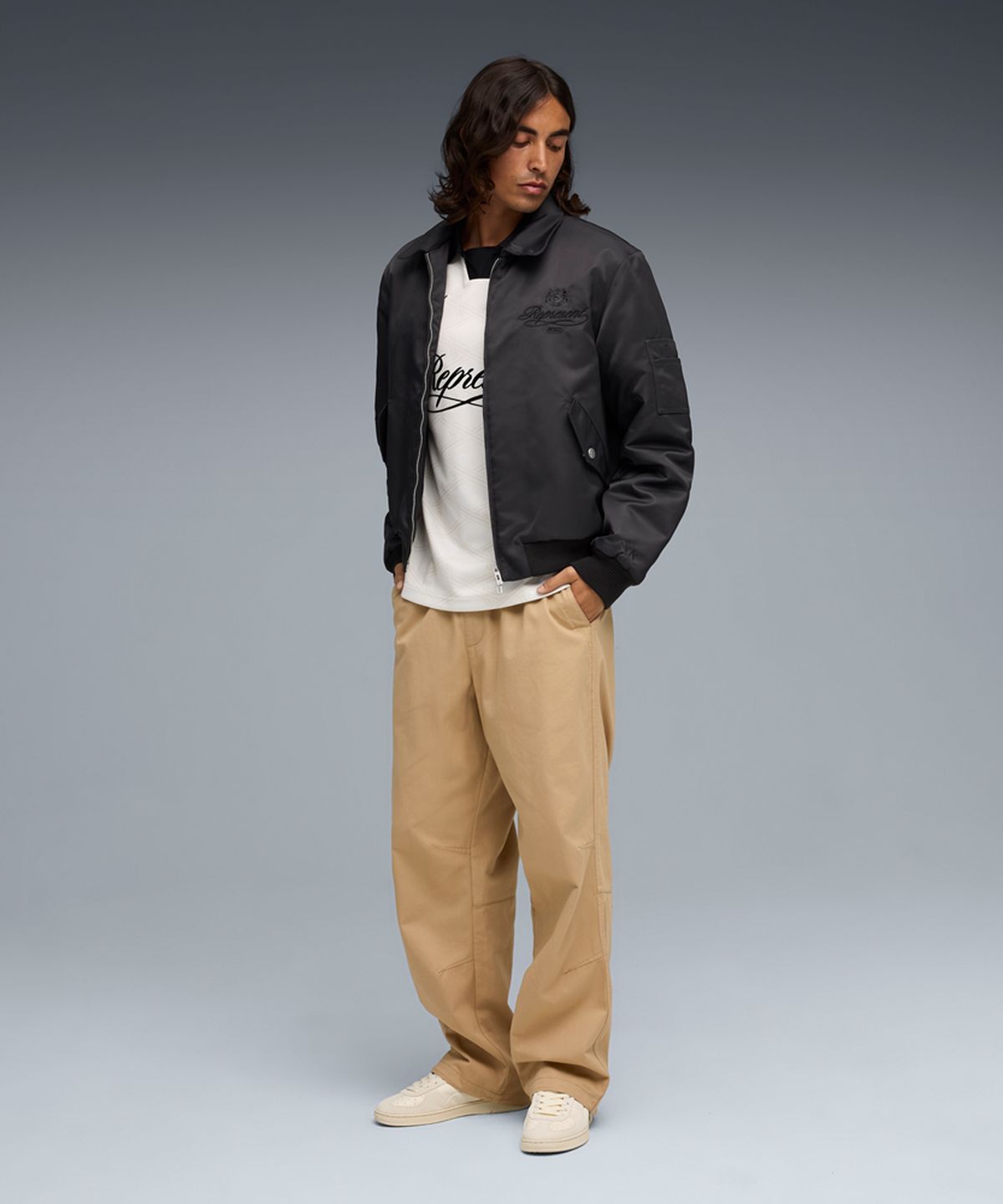 푸마(PUMA) 수퍼 팀 리프레젠트 - 아이보리:웜화이트 / 403453-01