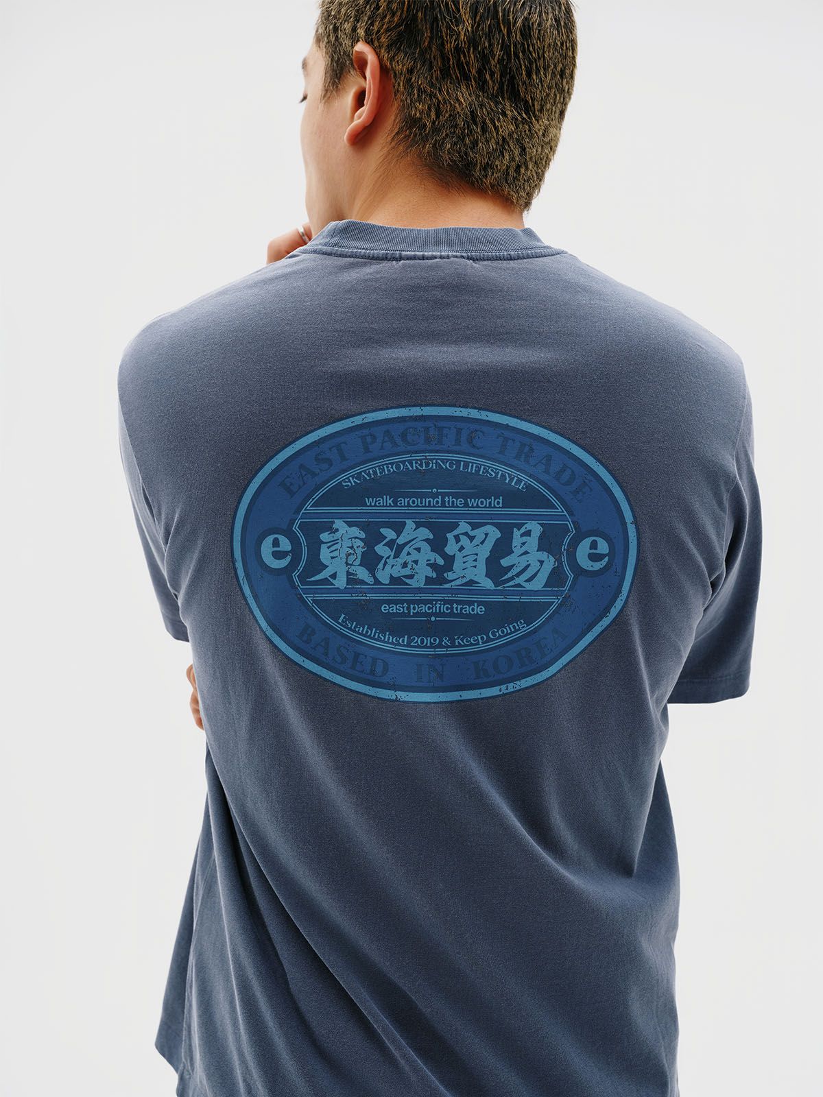 이피티(EPT) DHMY T-SHIRT (BLUE)