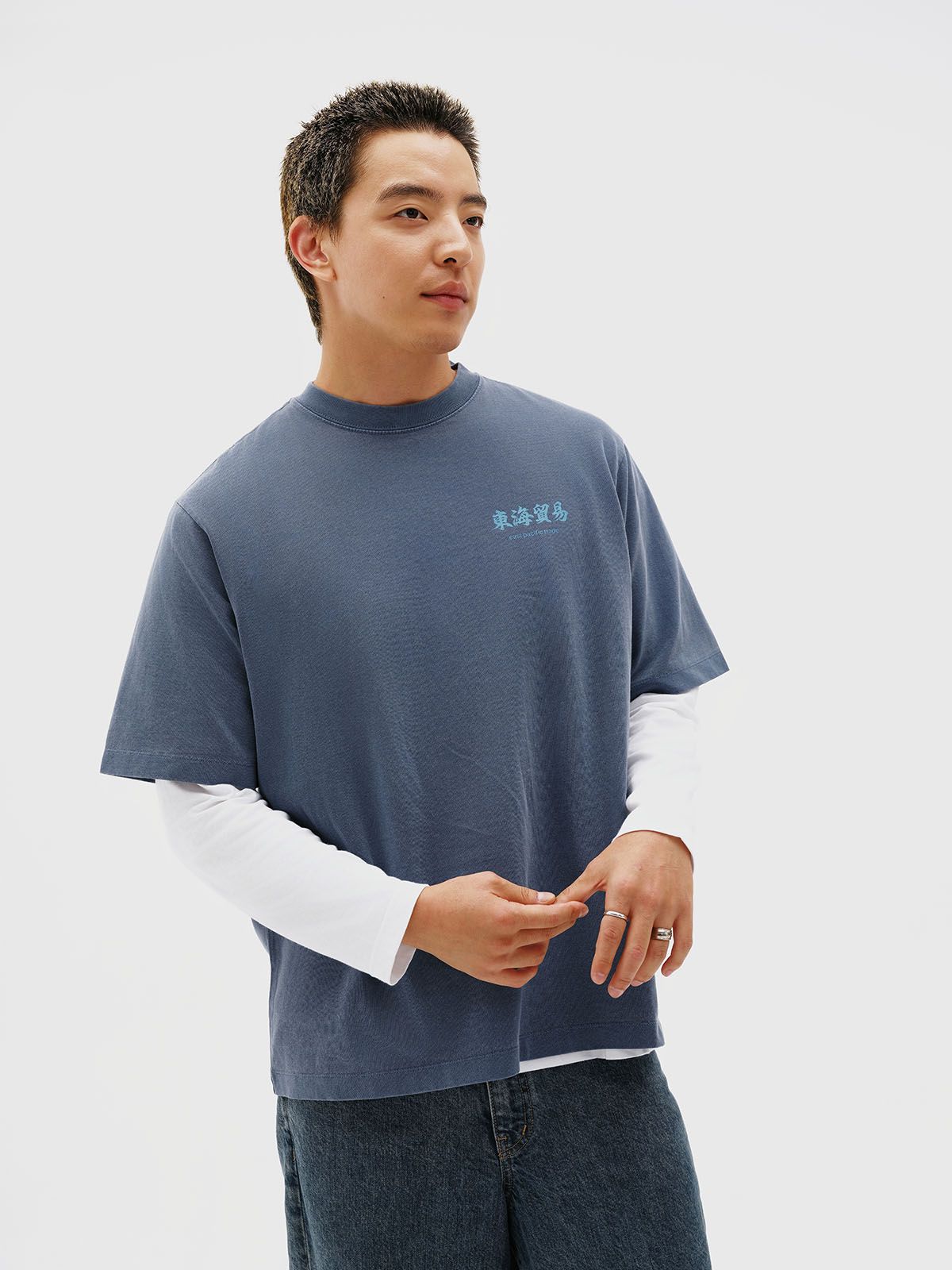 이피티(EPT) DHMY T-SHIRT (BLUE)
