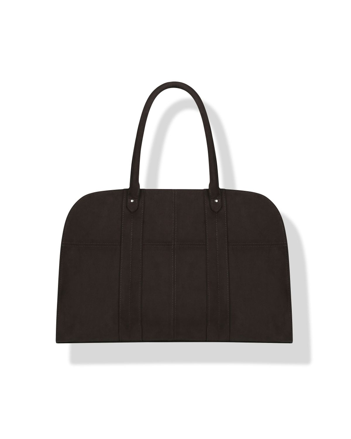 비슬로우(BESLOW) [비슬로우X데릭]SYNTHETIC SUEDE TOTE BAG DARK BROWN