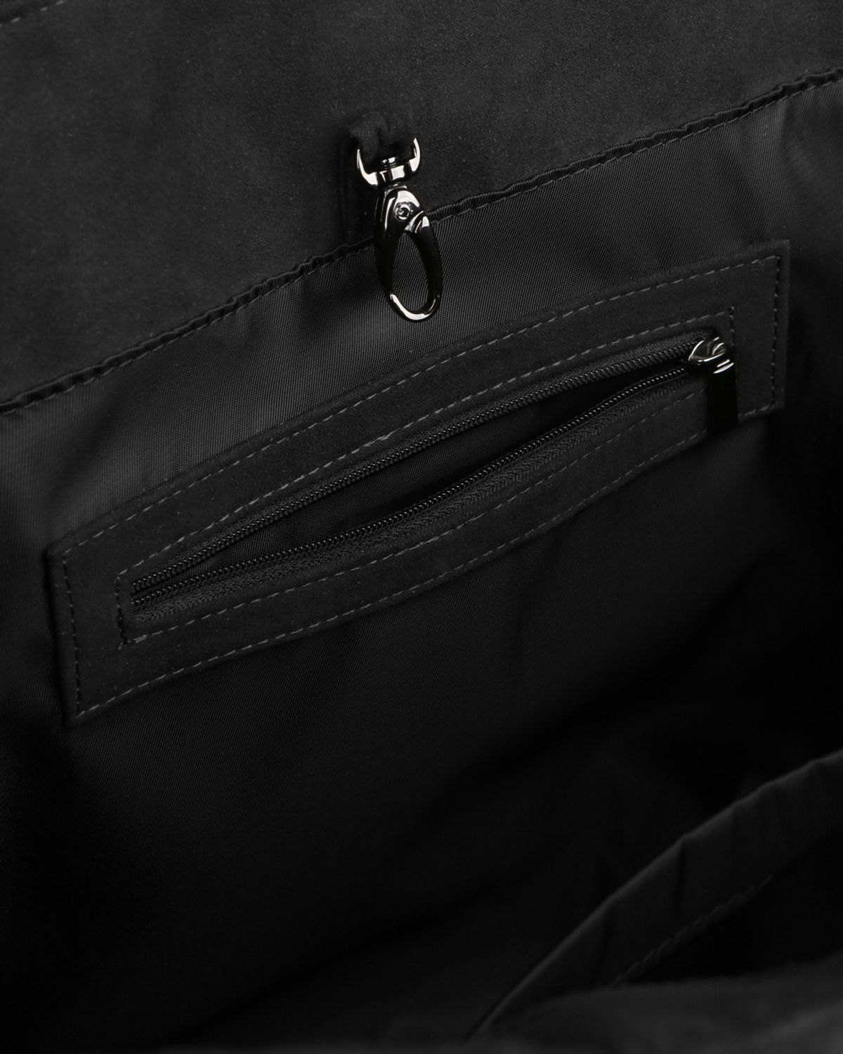 비슬로우(BESLOW) [비슬로우X데릭]SYNTHETIC SUEDE TOTE BAG BLACK