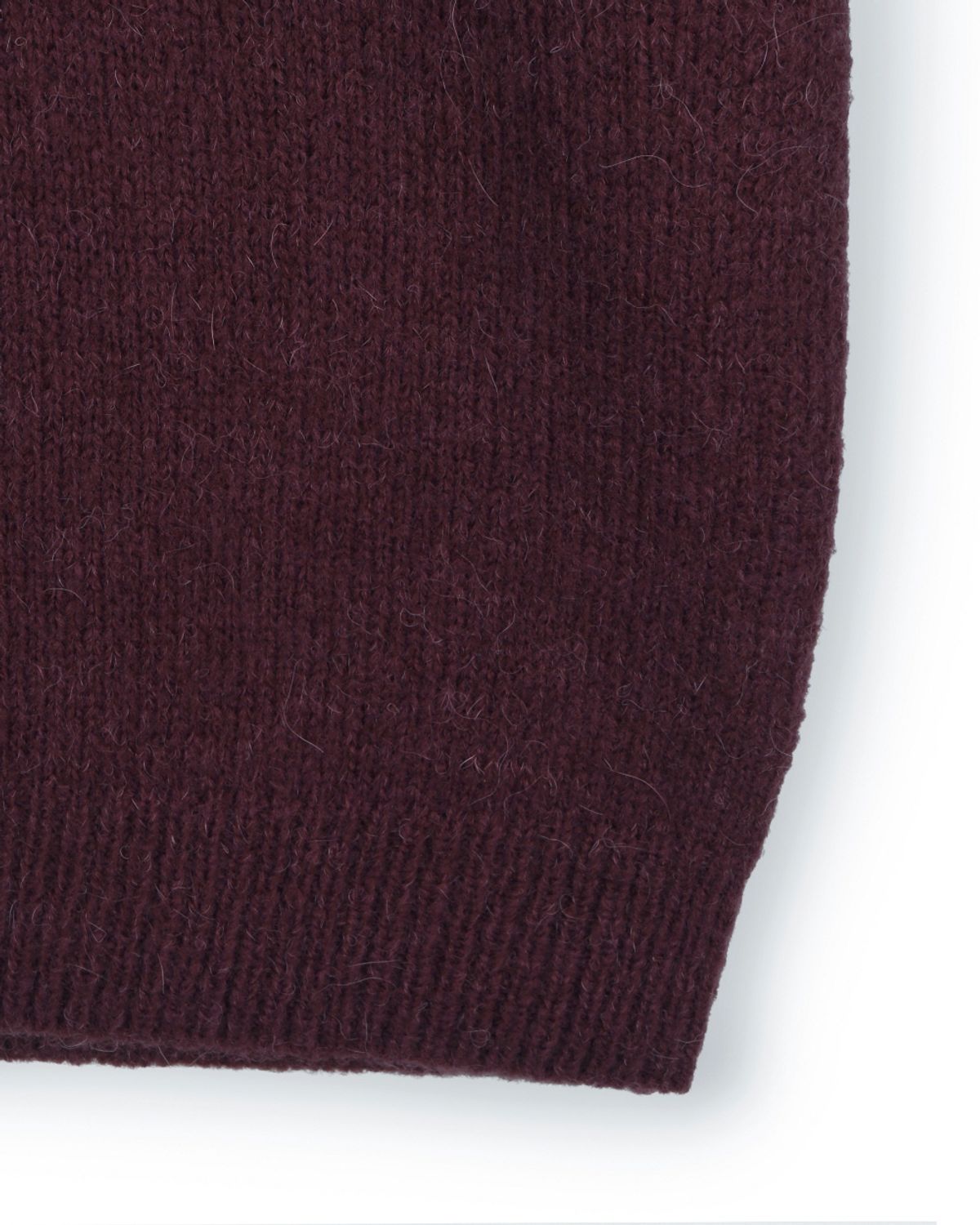 비슬로우(BESLOW) [비슬로우X데릭]STRIPE ALPACA KNIT BURGUNDY