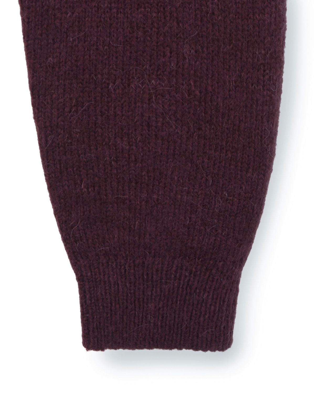 비슬로우(BESLOW) [비슬로우X데릭]STRIPE ALPACA KNIT BURGUNDY