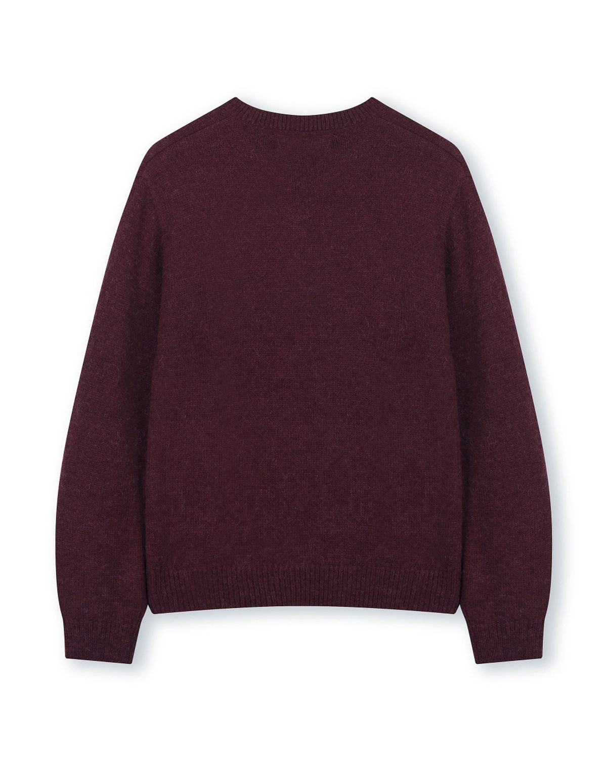 비슬로우(BESLOW) [비슬로우X데릭]STRIPE ALPACA KNIT BURGUNDY