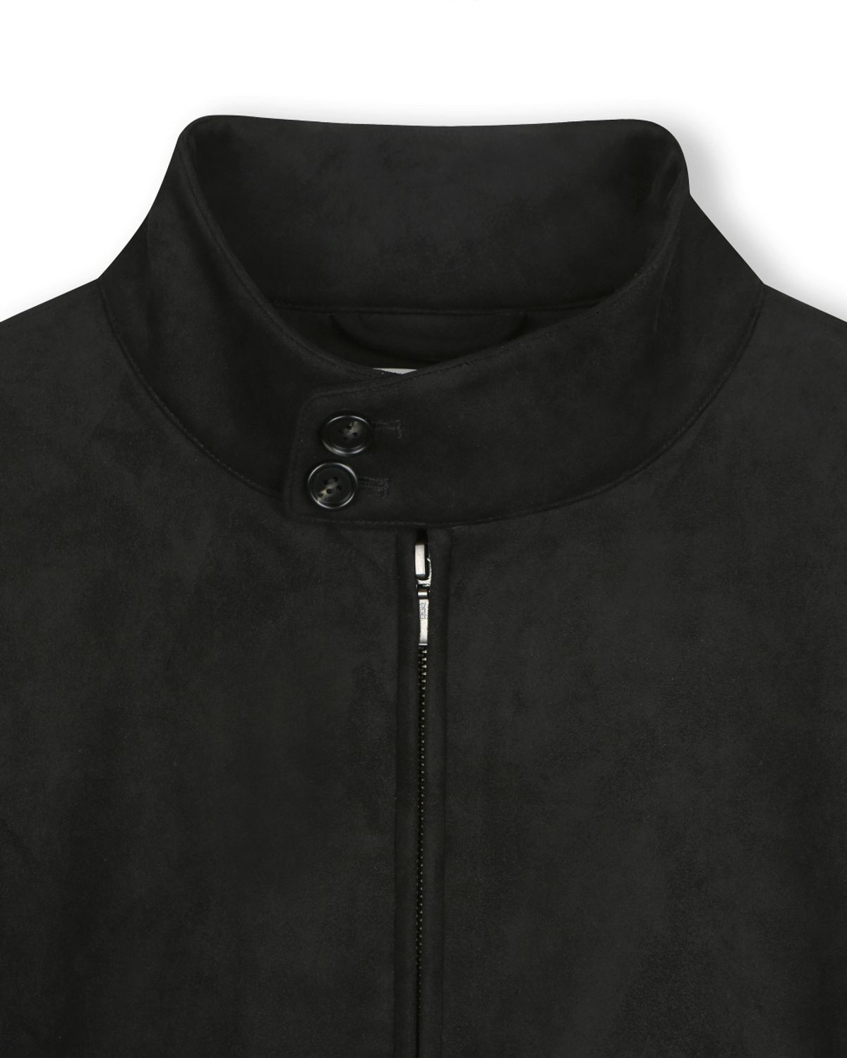 비슬로우(BESLOW) [비슬로우X데릭]SYNTHETIC SUEDE HARRINGTON JACKET BLACK