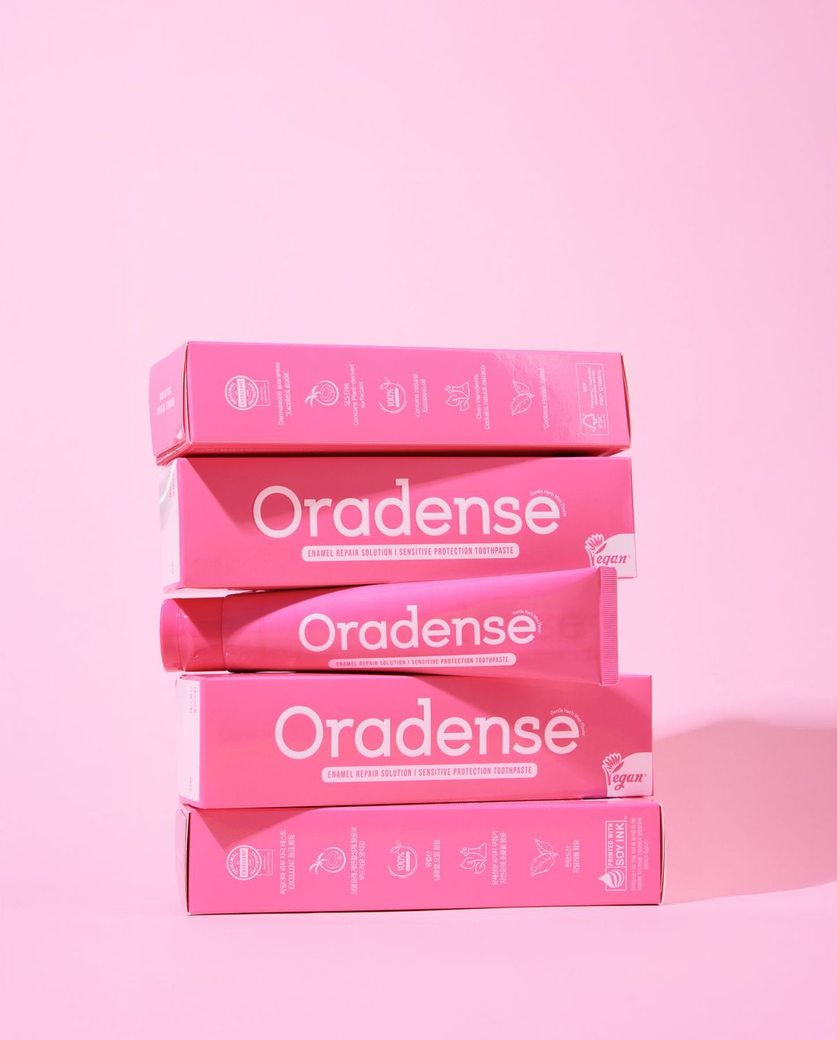 오라덴스(ORADENSE) 비건치약_식약처인증 기능성치약 100g_5종