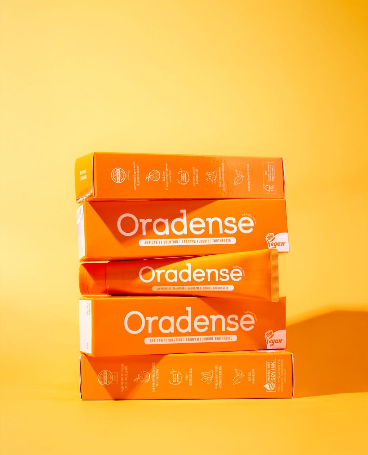 오라덴스(ORADENSE) 비건치약_식약처인증 기능성치약 100g_5종