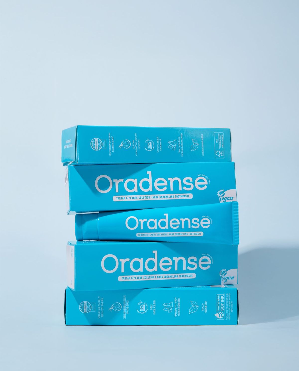 오라덴스(ORADENSE) 비건치약_식약처인증 기능성치약 100g_5종