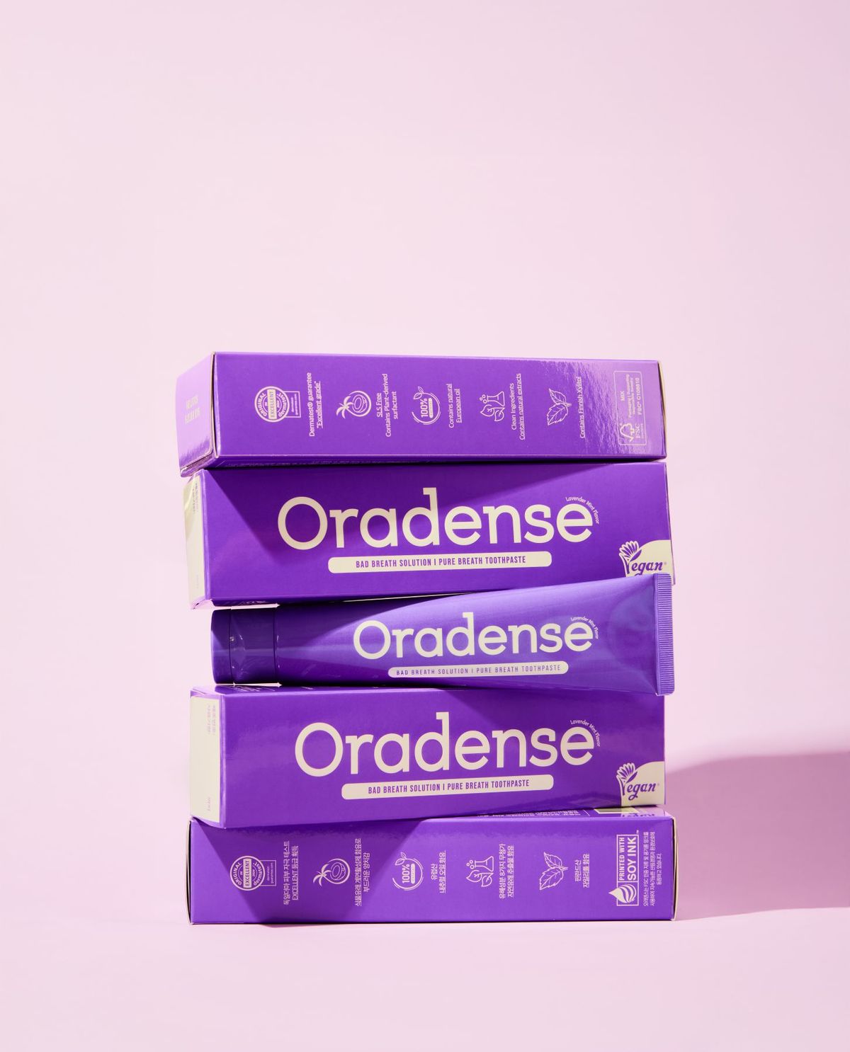오라덴스(ORADENSE) 비건치약_식약처인증 기능성치약 100g_5종
