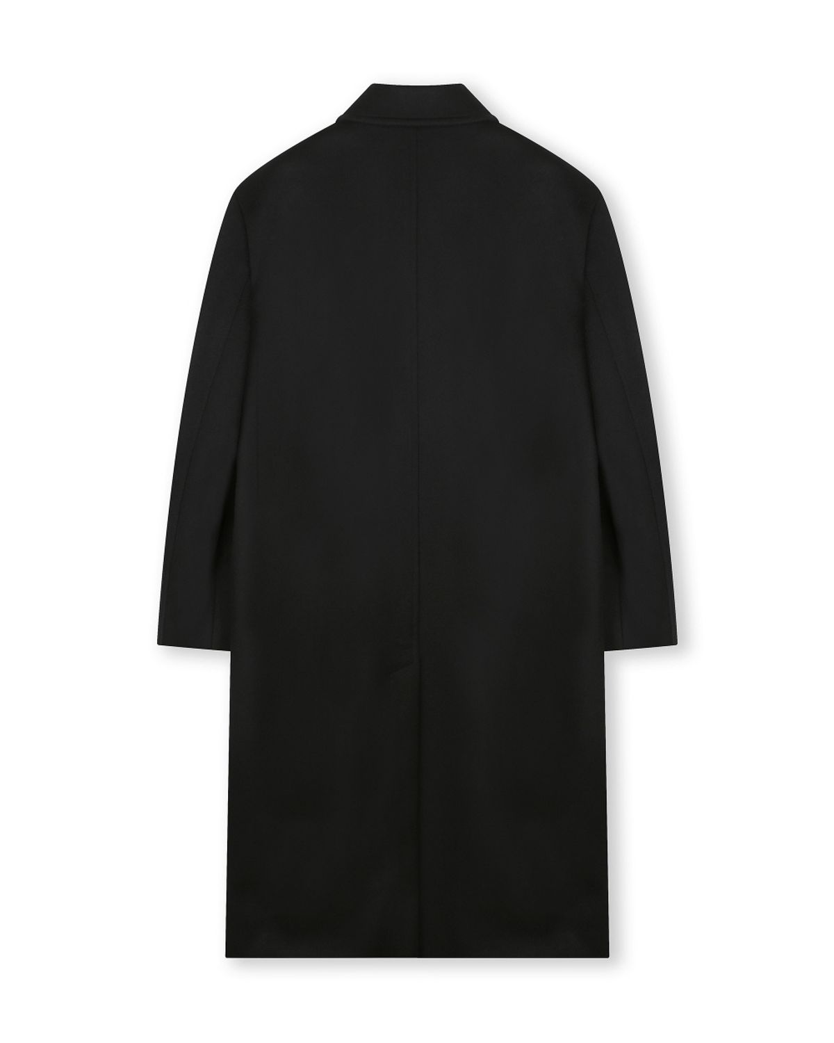비슬로우(BESLOW) [비슬로우X데릭]OVERSIZED CASHMERE MAC COAT BLACK
