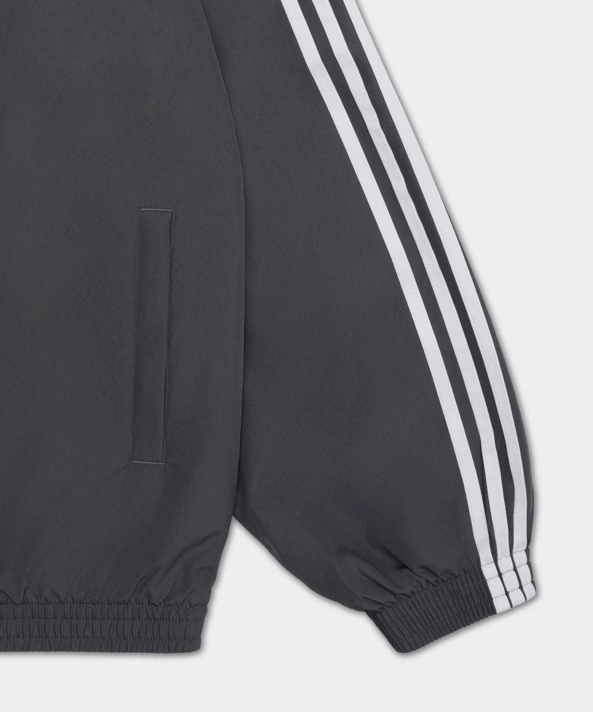 아디다스(ADIDAS) ADILENIUM 3 오버사이즈 트랙탑 - 다크그레이 / KD4187