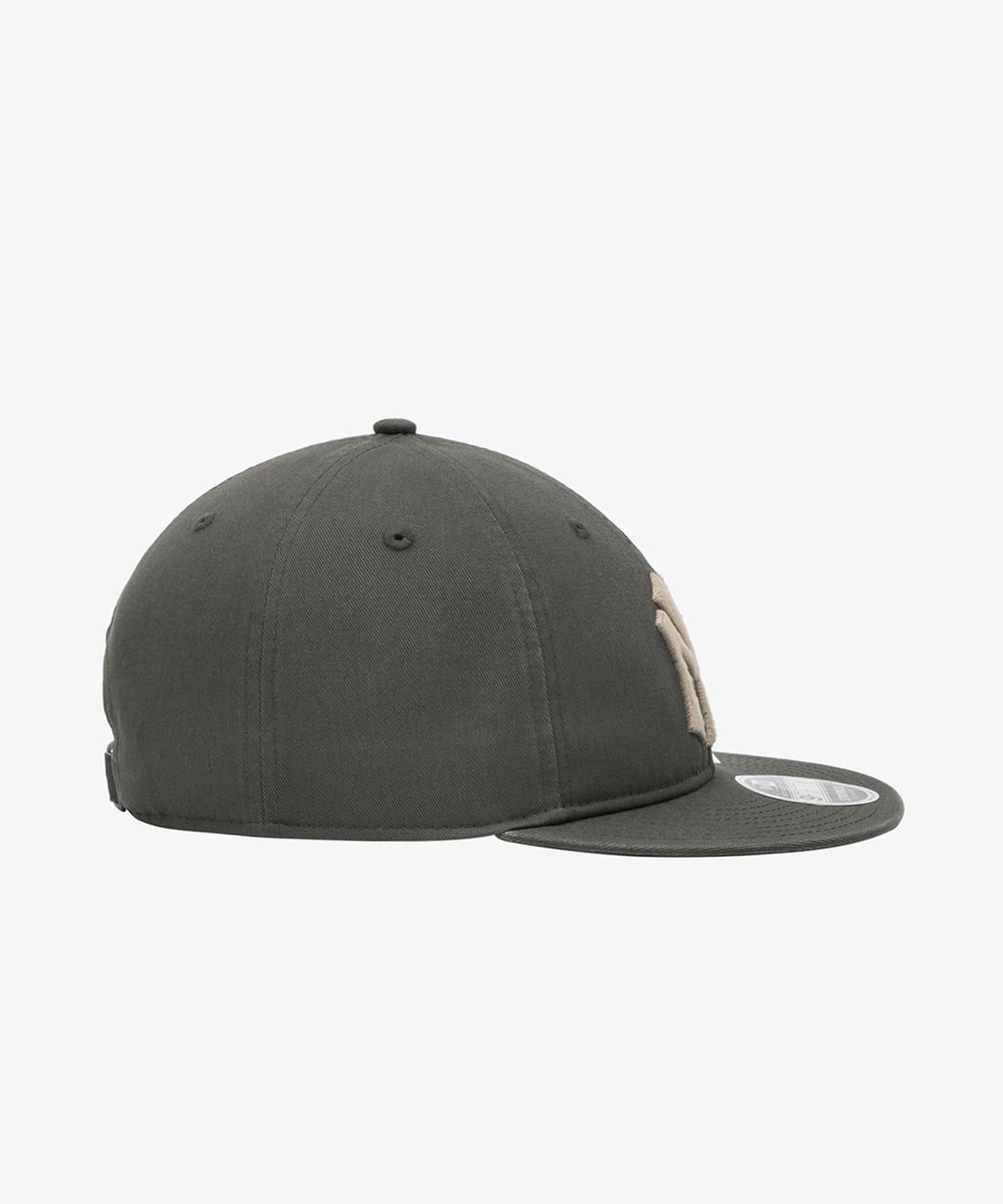 뉴에라(NEW ERA) MLB 쿠퍼스타운 뉴욕 양키스 빅 로고 레트로 크라운 스트랩백 더스티 차콜