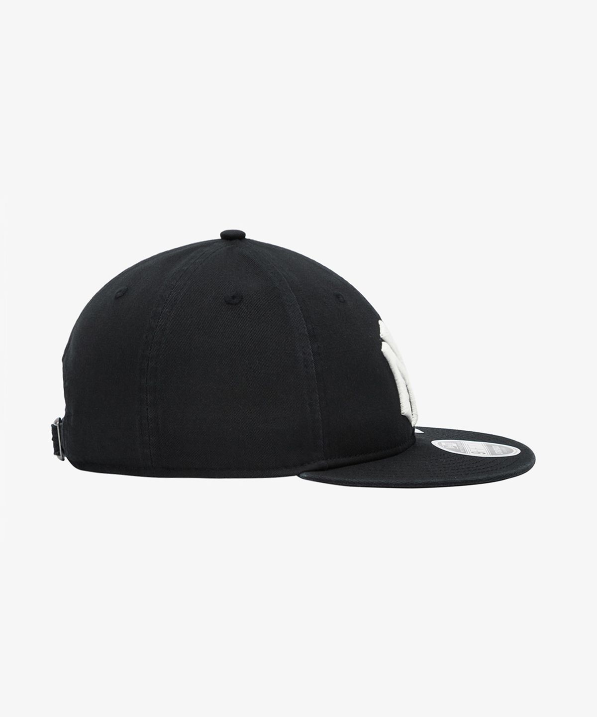 뉴에라(NEW ERA) MLB 쿠퍼스타운 뉴욕 양키스 빅 로고 레트로 크라운 스트랩백 블랙