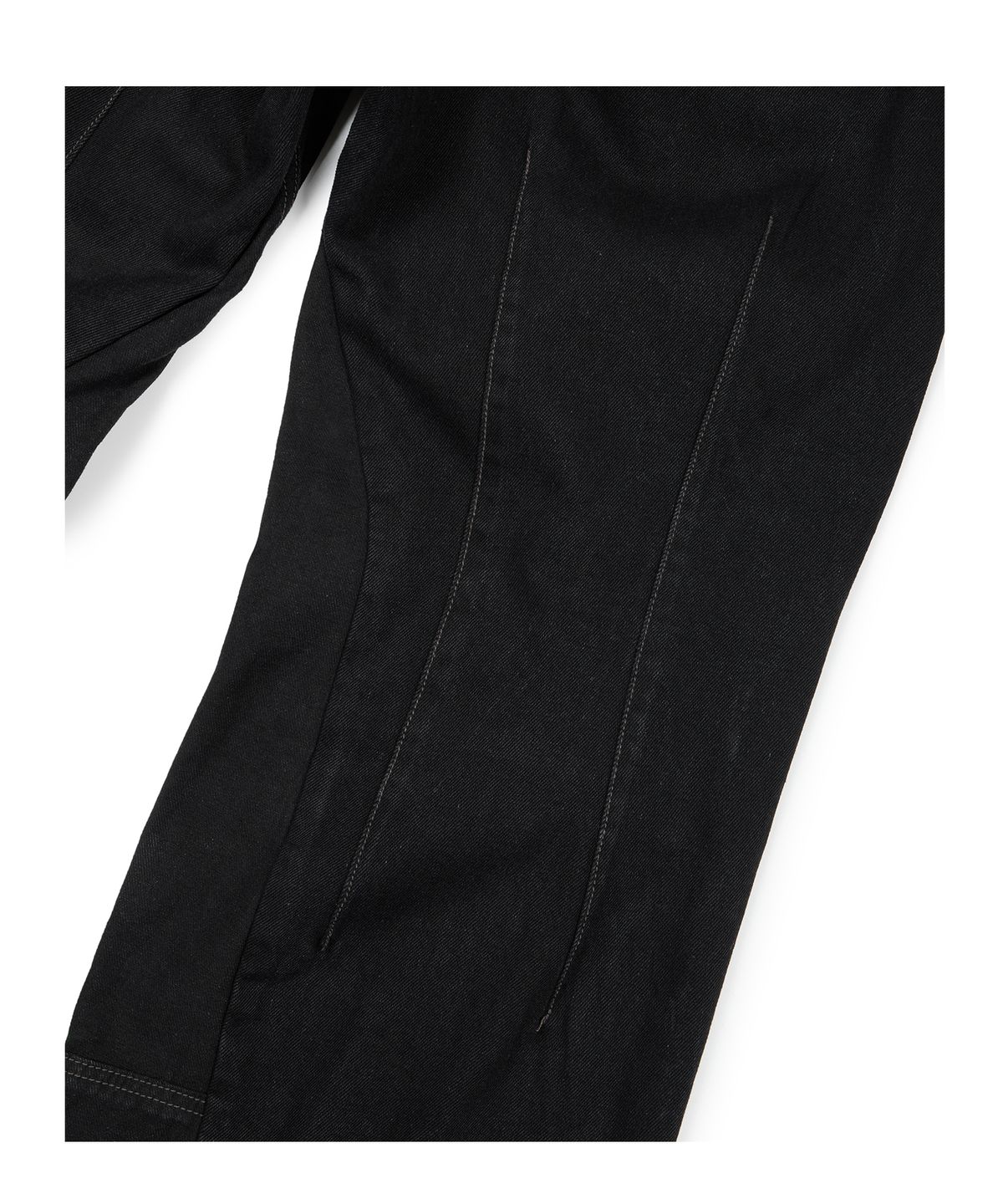 이티씨이(ETCE) CURVED PANEL DENIM PANTS 2.0 (BLACK)