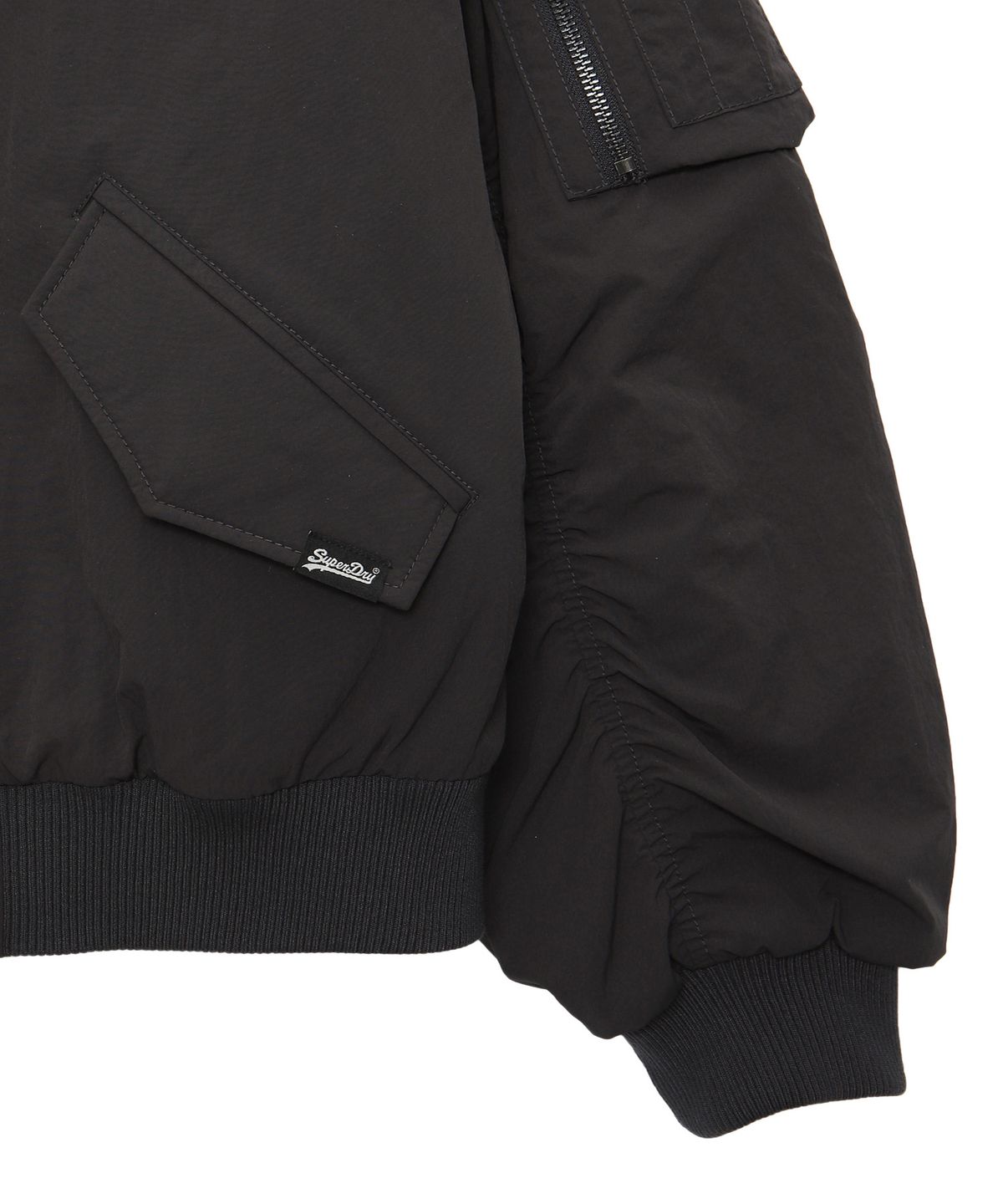 슈퍼드라이(SUPERDRY) W 나일론 봄버 자켓 차콜