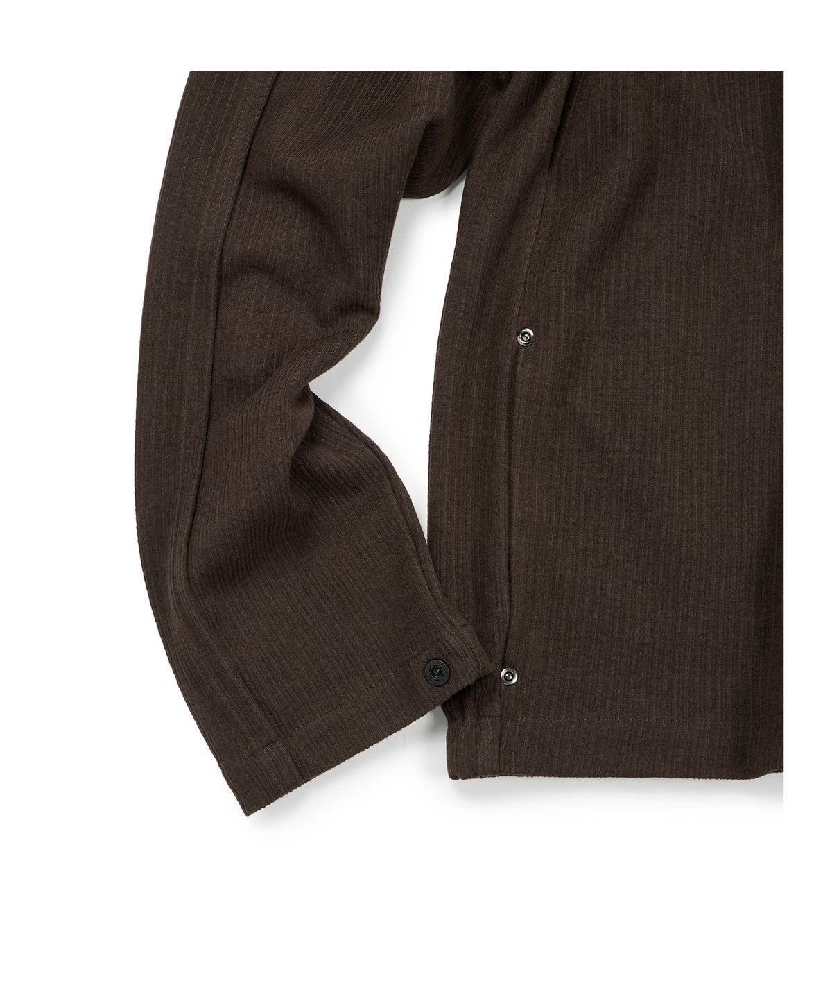 이티씨이(ETCE) (BASE) FULL KNIT ZIP UP (BROWN)