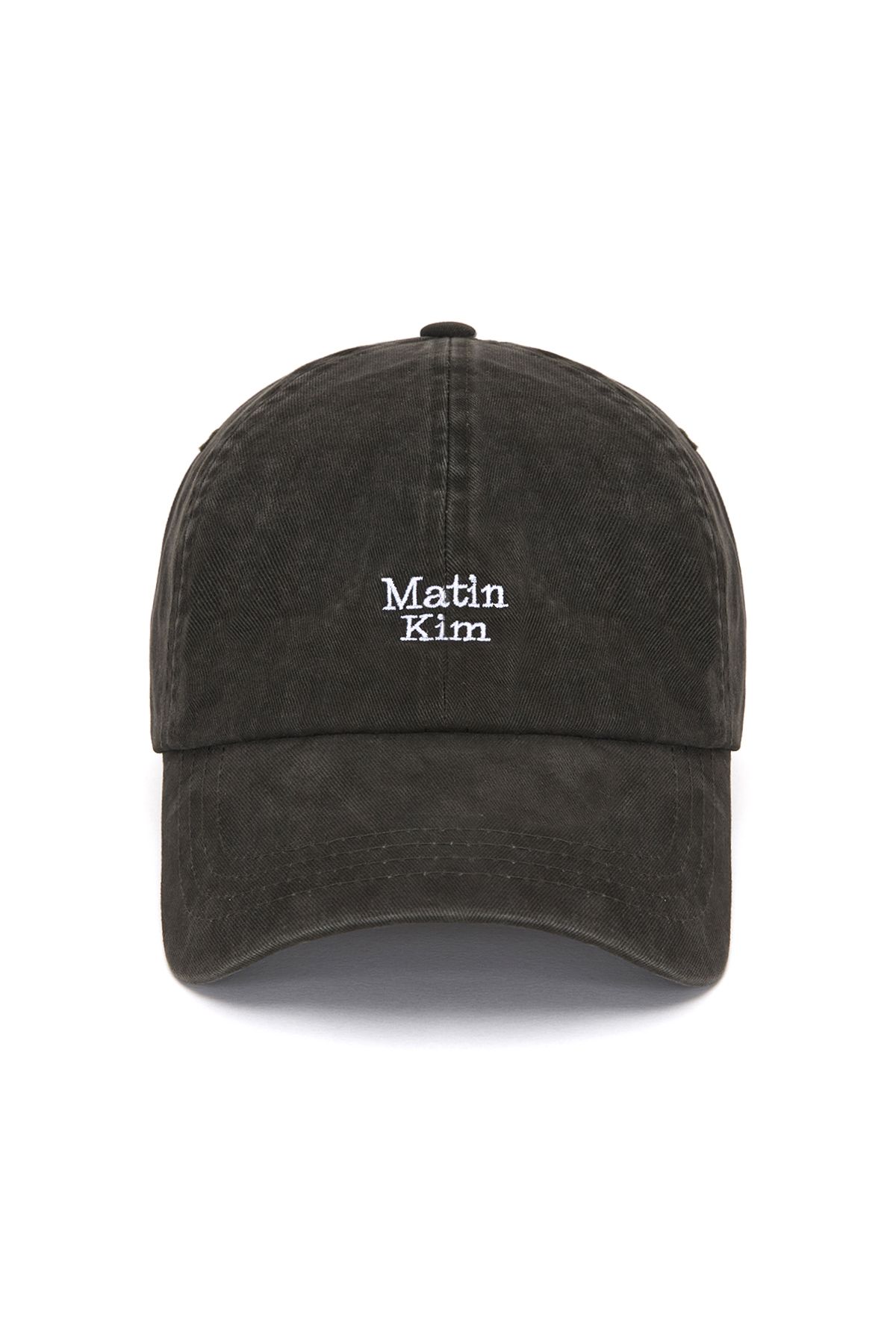 Matin Kim キャップ チャコール　新品 MUSINSA公式 | MATIN KIM MATIN MINI LOGO BALL CAP IN CHARCOAL