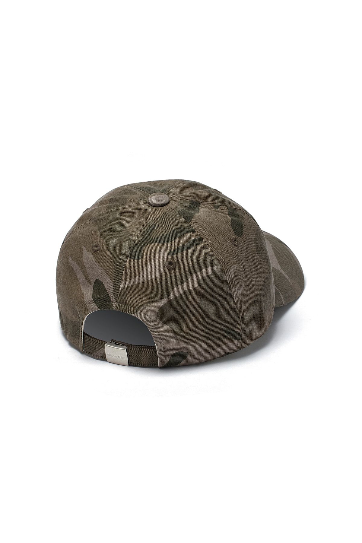 MUSINSA | MATIN KIM CAMOUFLAGE LOGO BALL CAP IN KHAKI