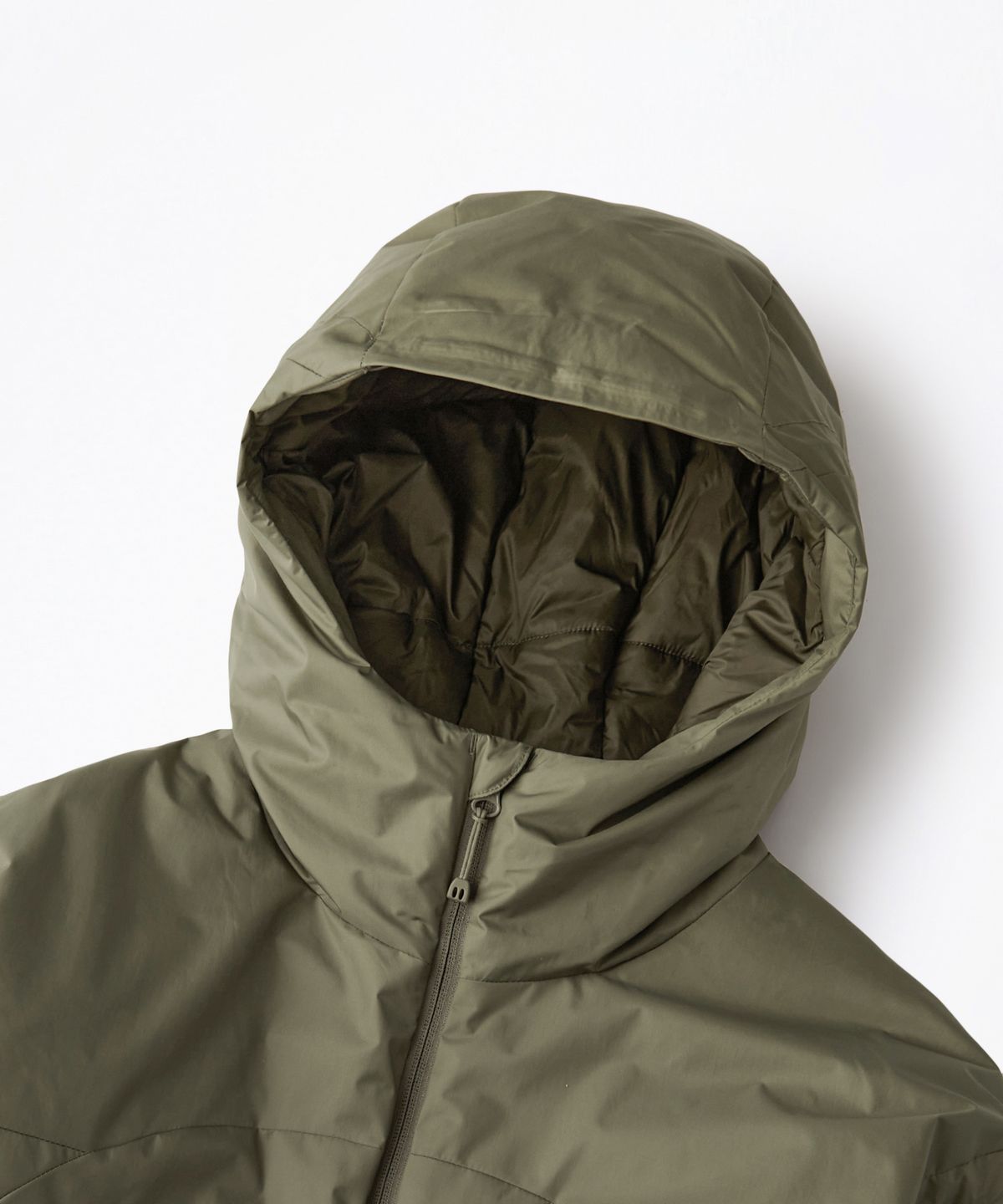 아웃스탠딩(OUTSTANDING) TORAY PRIMALOFT PCU JACKET_SAGE GREEN