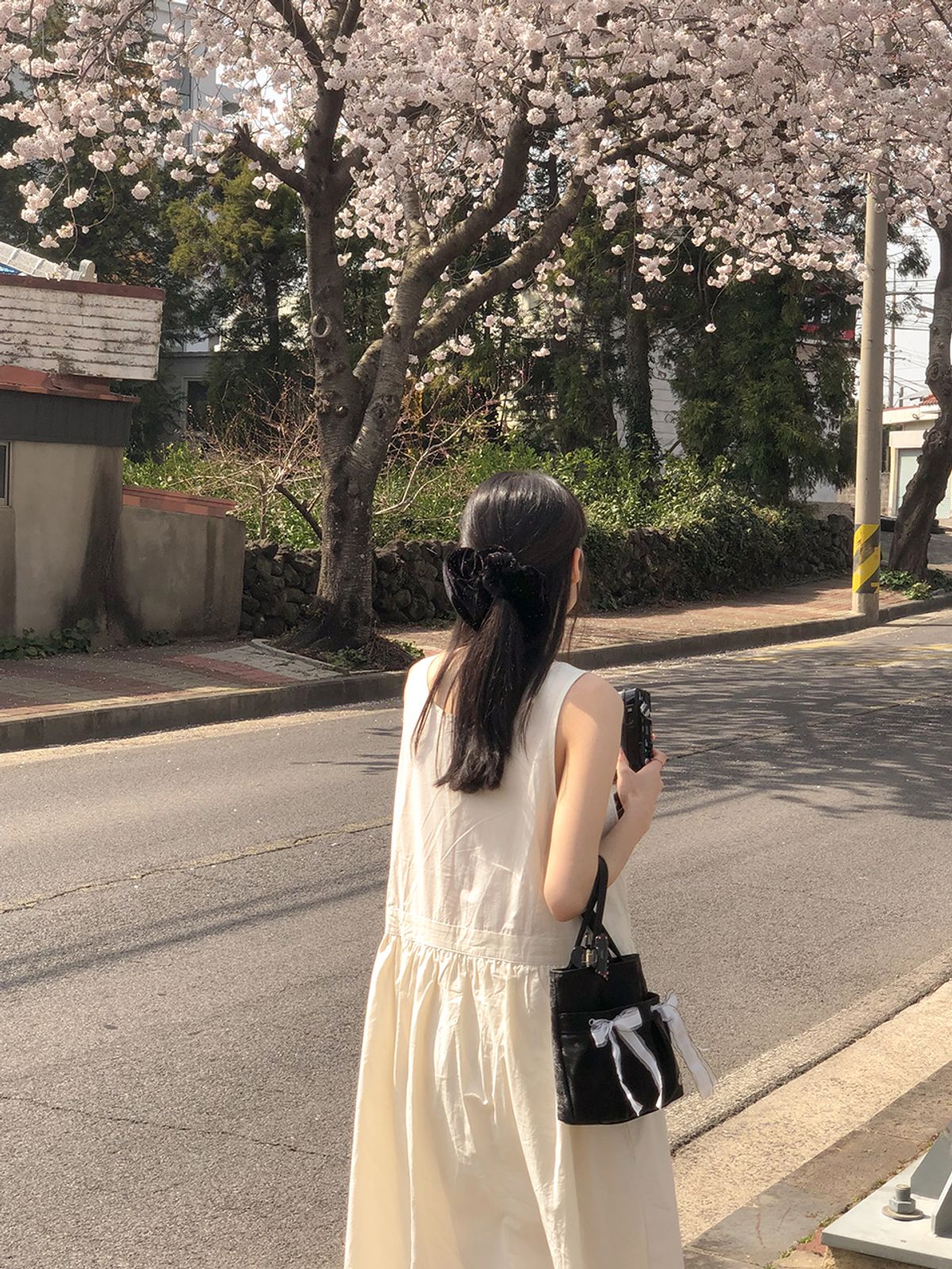 오부니(OVUNI) 미니 이지 리본백_블랙